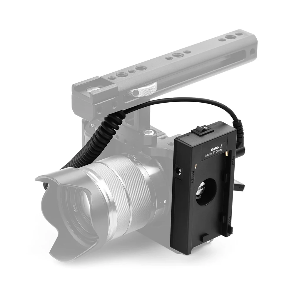 

NP-F970 F750 Battery Plate Holder Adapter + FZ100/FW50 Dummy Battery Coupler for Sony A7 III/A7R III/A7R IV/A9/A9 II Cameras