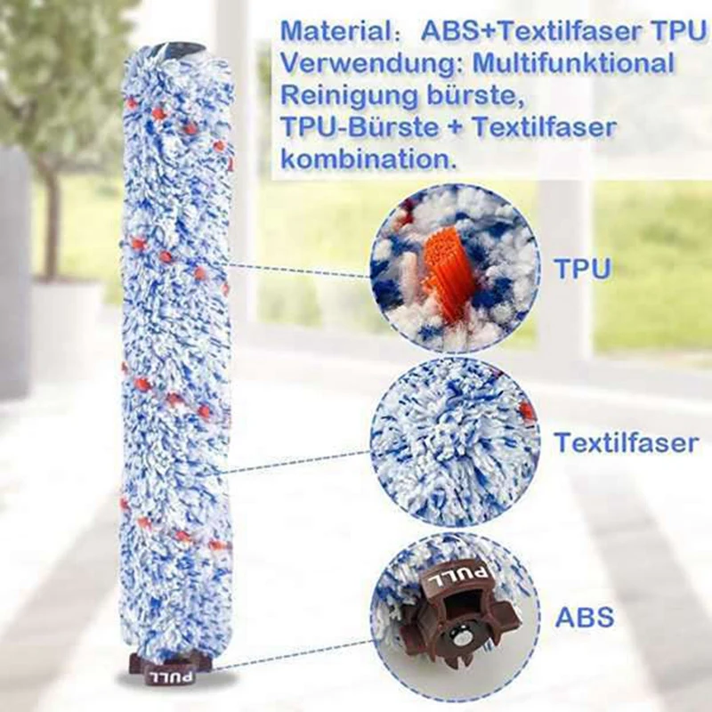 

for Bissell Crosswave 2306 Multi-Surface Pet Brush Roll 1785 Roll Multi-Surface 1868 Brush Roll 1866 Vacuum Cleaner