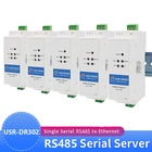 Серверный модуль USR-DR302 Din-рейки с последовательным RS485 на Ethernet TCP IP, преобразователь Ethernet Modbus RTU в Modbus TCP, блок 3, 5 шт.