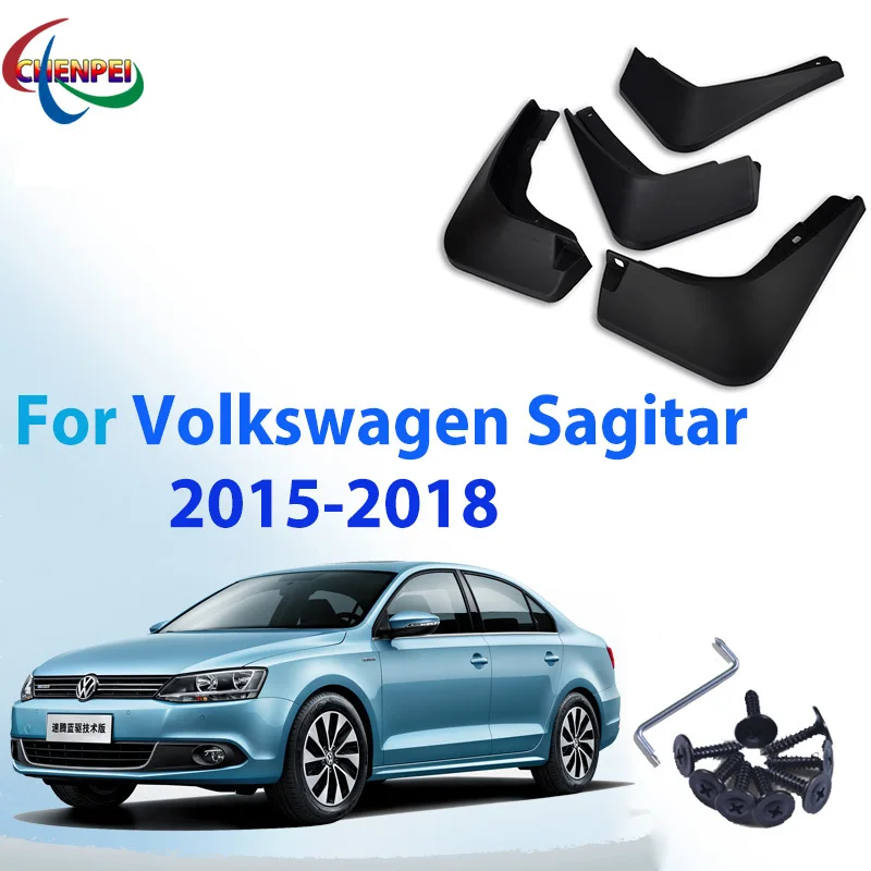

For Volkswagen Sagitar 2015-2018 Car Fender Front Rear Mud Flaps Guard Splash Car Car Exterior Decoration Accessories