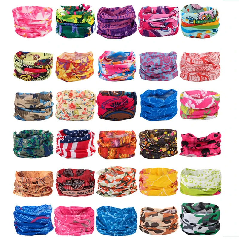 

Бесшовная бандана для мужчин и женщин, уличный волшебный шарф, маска для велоспорта, шейный платок с принтом, ветрозащитная летняя кепка от солнца, 1 шт.