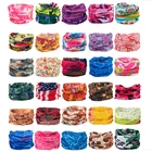 Бесшовная бандана для мужчин и женщин, уличный волшебный шарф, маска для велоспорта, шейный платок с принтом, ветрозащитная летняя кепка от солнца, 1 шт.