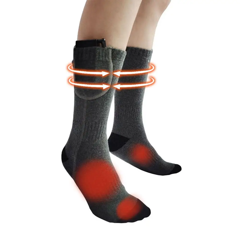 

2020 New Rechargeable Thermal Socks Winter Cotton Pure Cotton Socks Adjustable Antifreeze Warm Feet Heating Socks