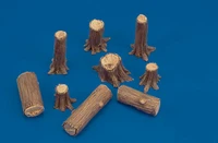 135 scale die cast resin model stump wood scene layout unpainted free shipping
