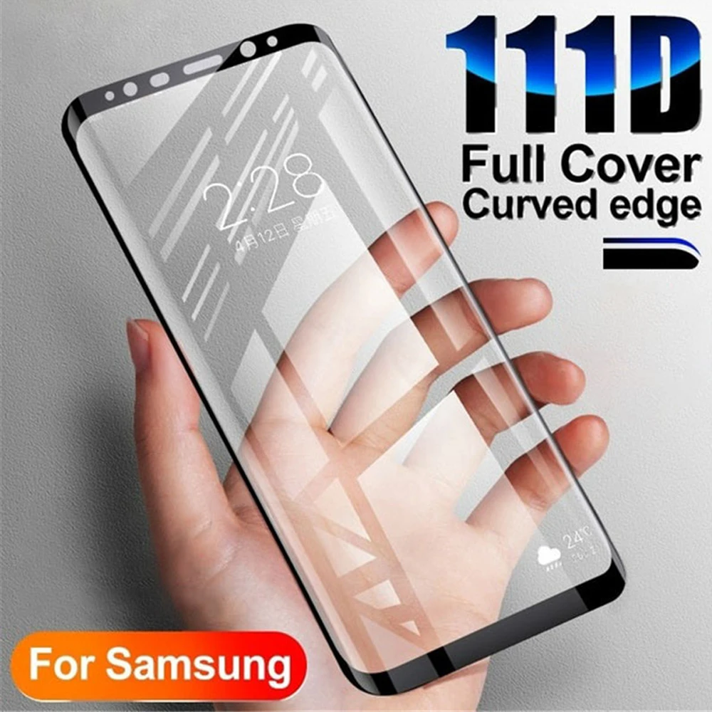 Полное покрытие для samsung galaxy note 8 9 10 plus pro lite Закаленное стекло Защитная пленка