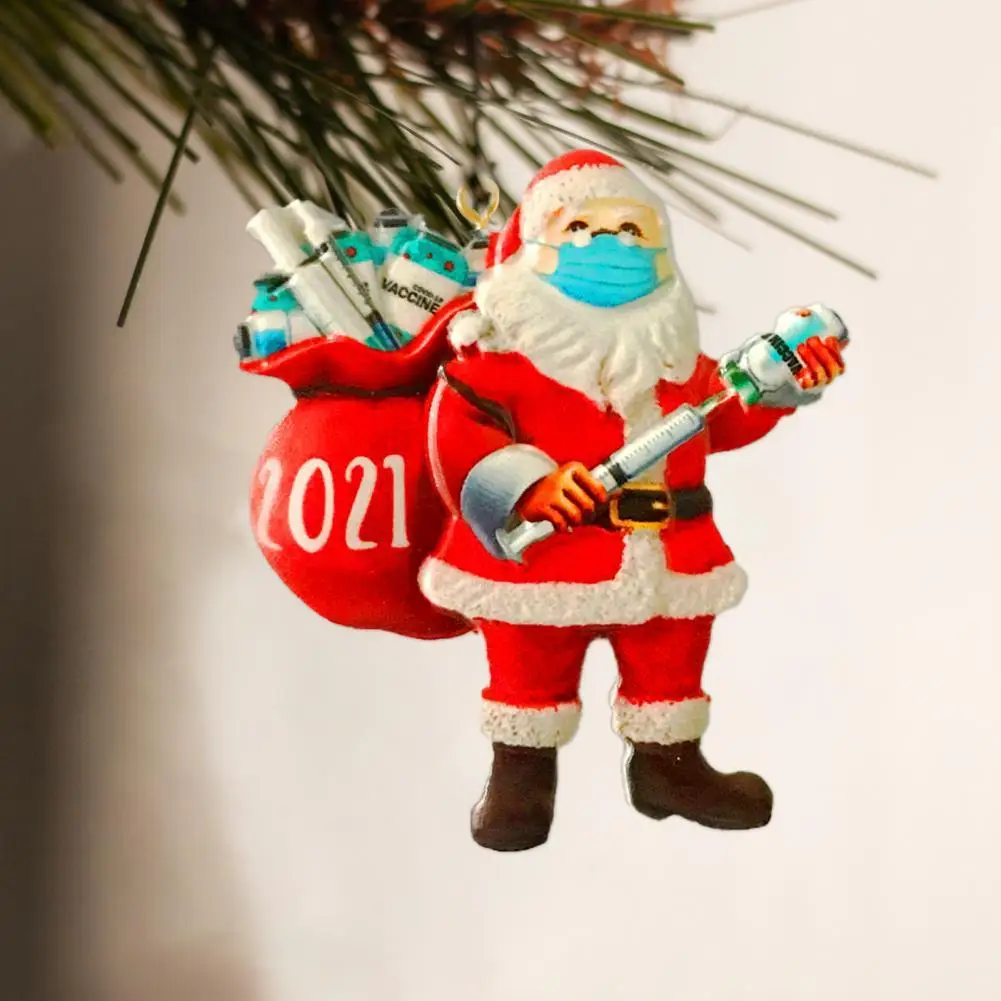 

Висячий декор в рождественском стиле, рождественские подарки, красивые полимерные подвесные виджеты ручной работы в форме санта-клауса, ро...