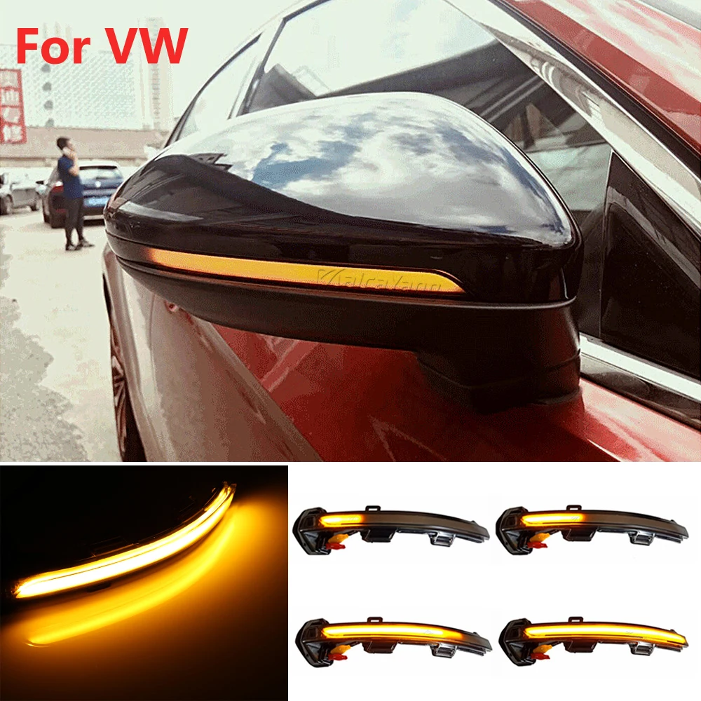 Dynamic LED Turn Signal Light For VW Passat B8 GT 2015-2018 Arteon 2016 2017 Car Side Wing Rearview Mirror Blinker Indicator