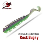 KESFISHING рыболовная приманка Rock bugsy 70 мм 12 шт., Рыболовная приманка для карпа, судак, щука, приманка для ловли рыбы, зимняя приманка