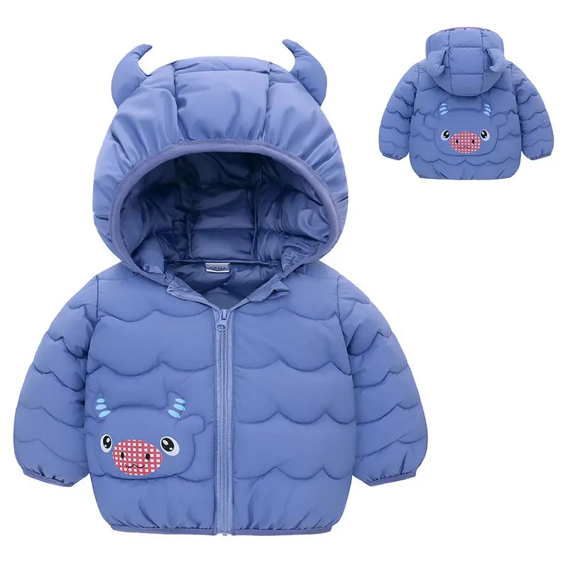 Promotion Winter Newborn Coats Baby Boys Girls Hooded Down Jackets For Kids Warm Jacket Autumn Toddler Girl Outerwear Cheap 1-5Y | Детская