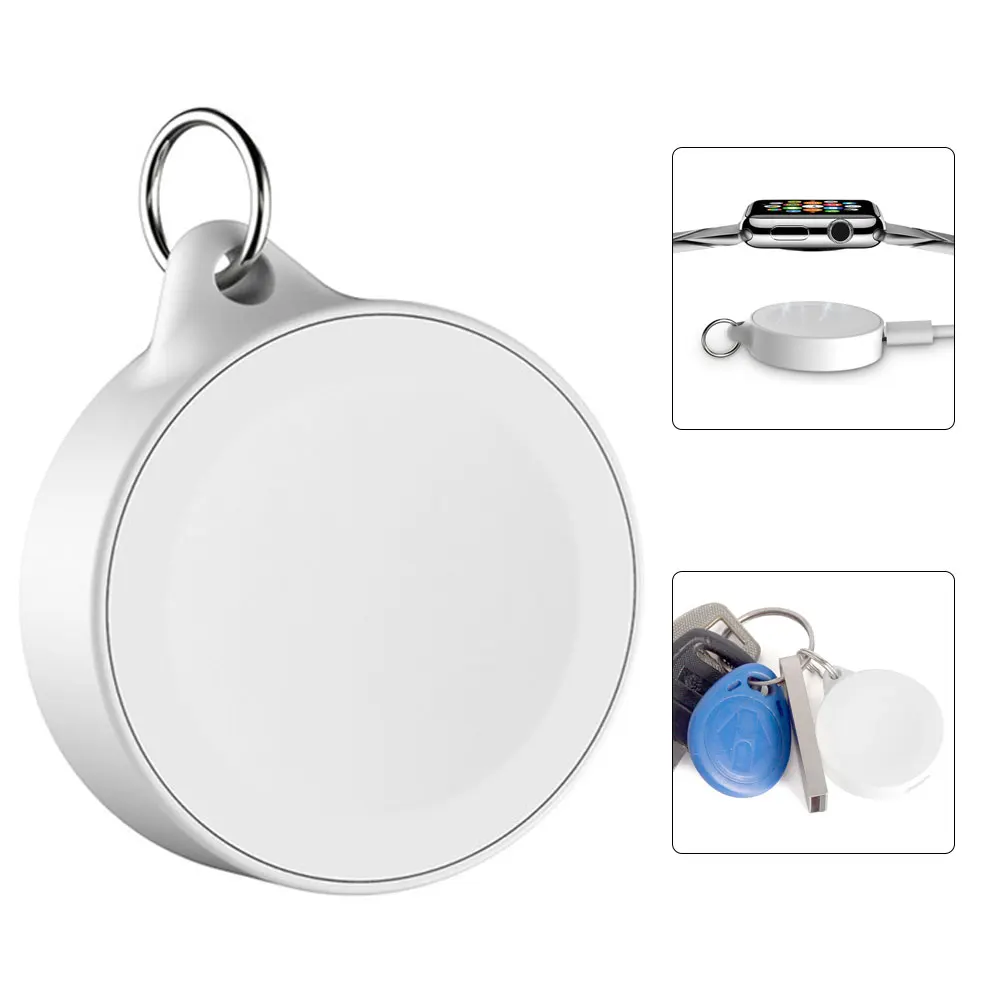 

Mini Magnetic Wireless Charger USB Power Charging For Apple Watch 1/2/3/4 Series Keychain Wireless Portable Watch Charger