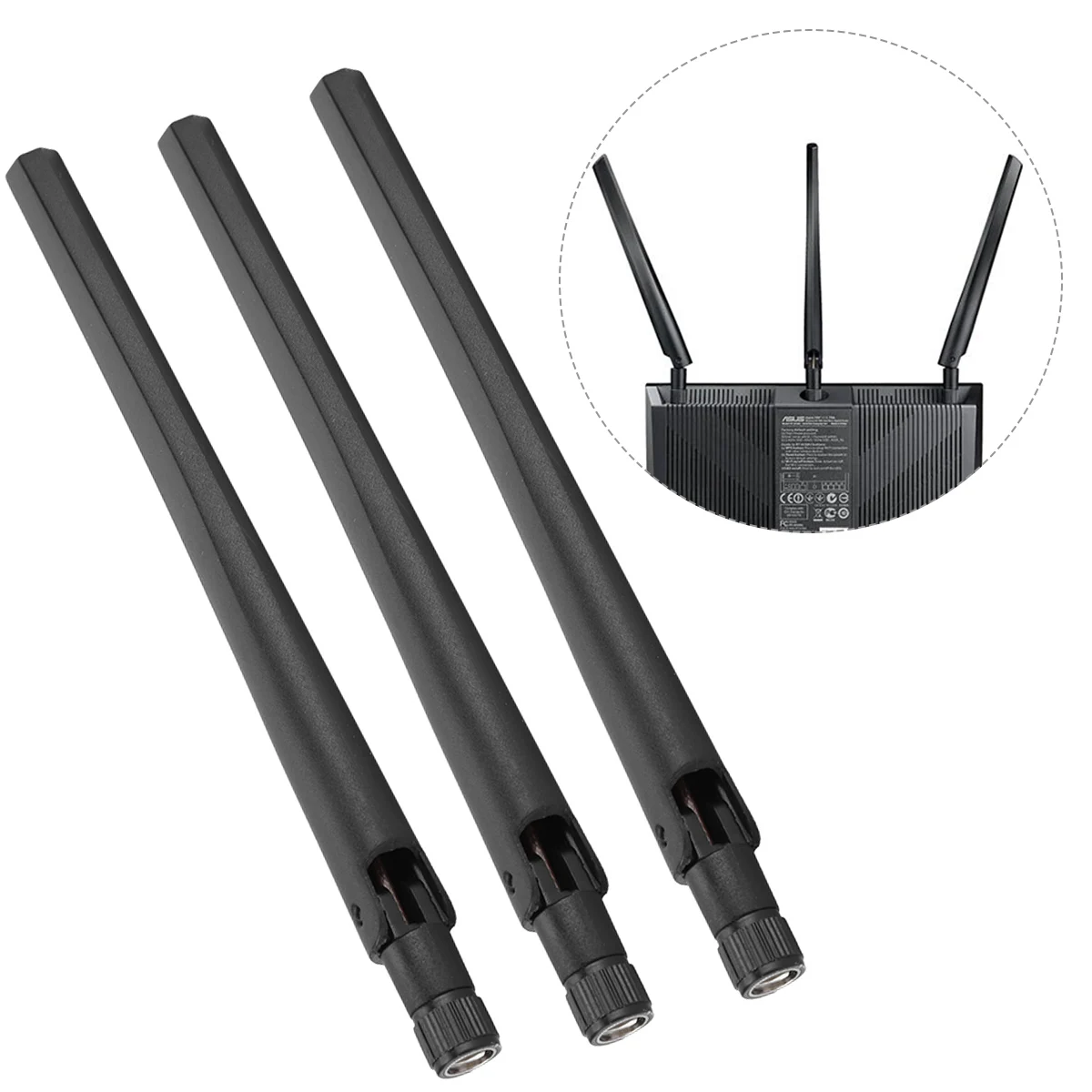 WiFi роутер антенна RP-SMA интерфейс усиления 5dBi для ASUS RT-AC68U AC66U 2 4G/5G двухдиапазонный