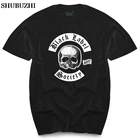 Мужская хлопковая футболка BLACK LABEL Enterprise 1, черная футболка в стиле панк, с принтом фруктов ткацкого станка