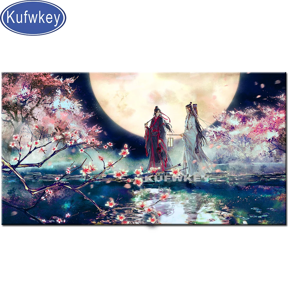 

Fantasy Couple Diamond Painting,full,square,round diamond embroidery Moon love,Mosaic Diamond Diy handwork puzzle diamant,