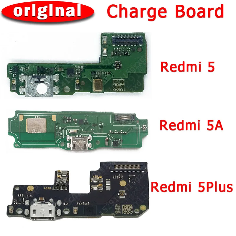 Оригинальная зарядная Плата USB для Xiaomi Redmi 5 Plus 5A замена гибкого кабеля зарядного