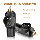 Мини-блок питания для тату, беспроводной Аккумулятор для тату, источник питания для тату-машинки, ручка для татуировки, разъем RCA, 1500 мАч