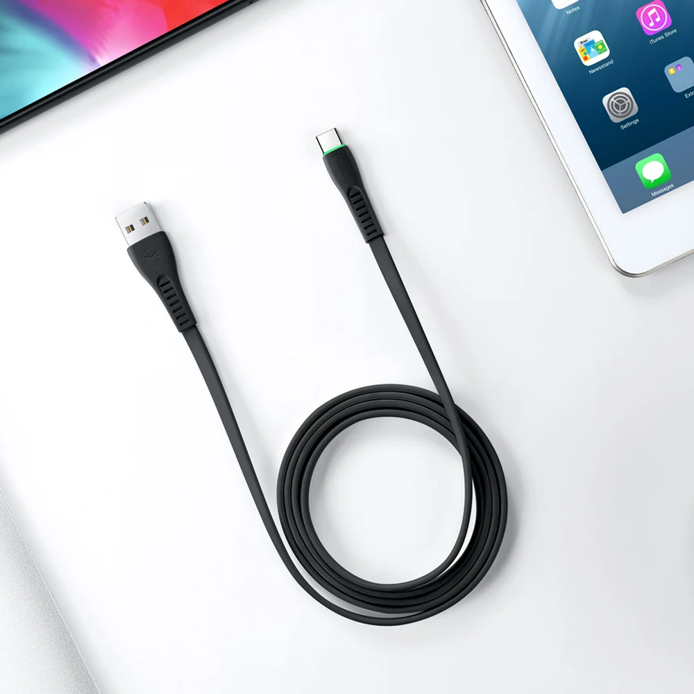 Type-C Black Mcdodo usb type C кабель для samsung S9 Быстрая зарядка 3A кабель для зарядки телефона USB C для Xiaomi mi9 Redmi note 7 A2 oneplus 6 t провод - Цвет: Type-C Black