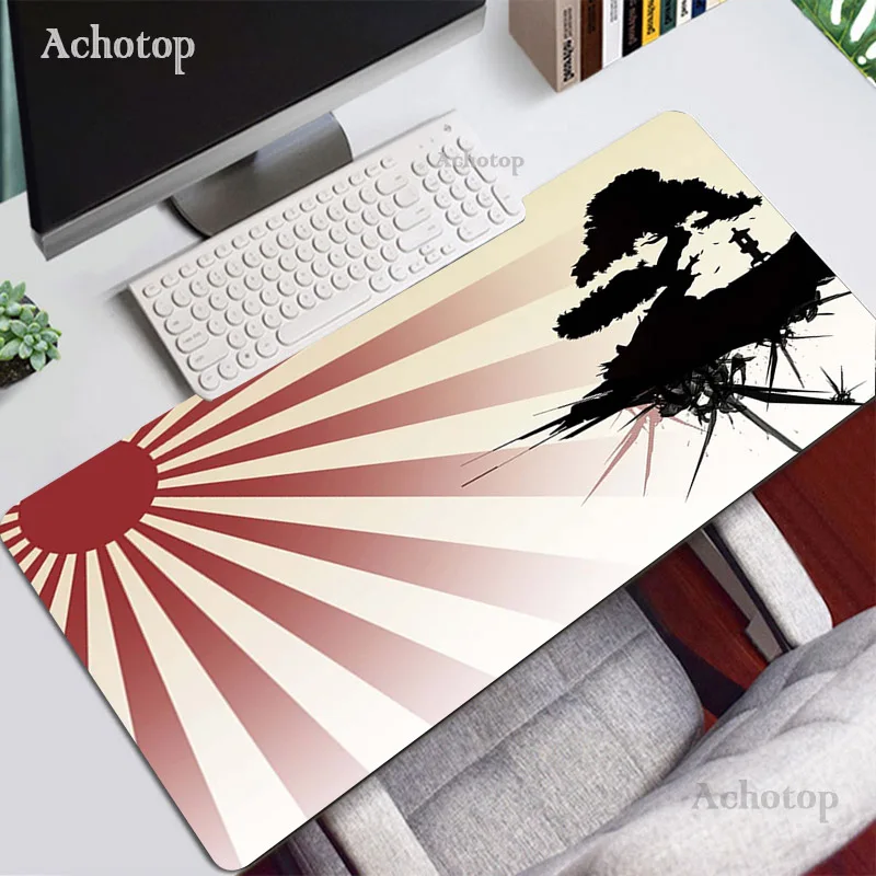 

Высококачественный японский резиновый коврик для мыши Bushido Samurai прочный Настольный коврик для мыши XXL большой коврик для мыши игровые клави...