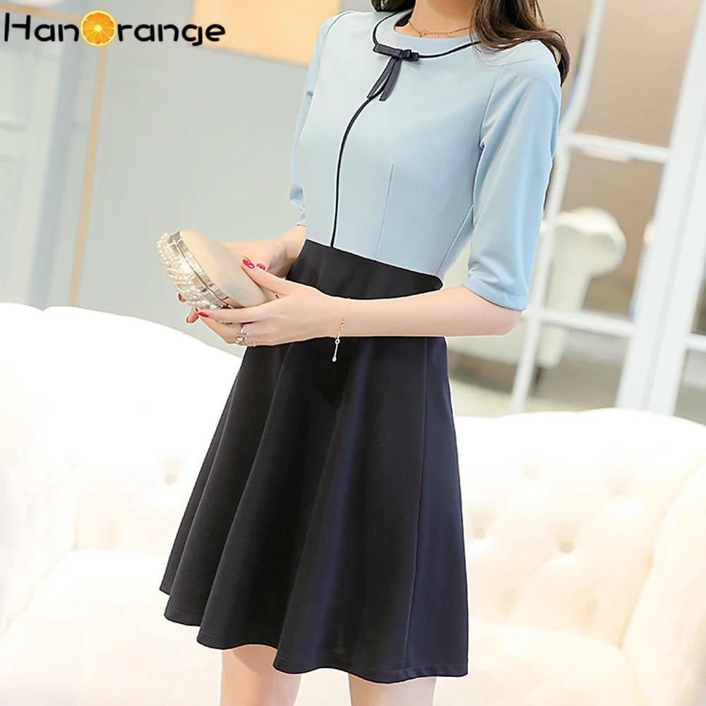 Летнее платье в Корейском стиле с бантом 2020|Женские платья| |