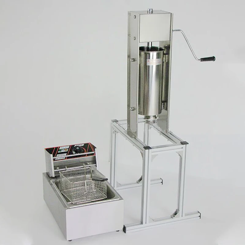 Сверхмощная ручная испанская машина чуррос объемом 5 л с электрическим