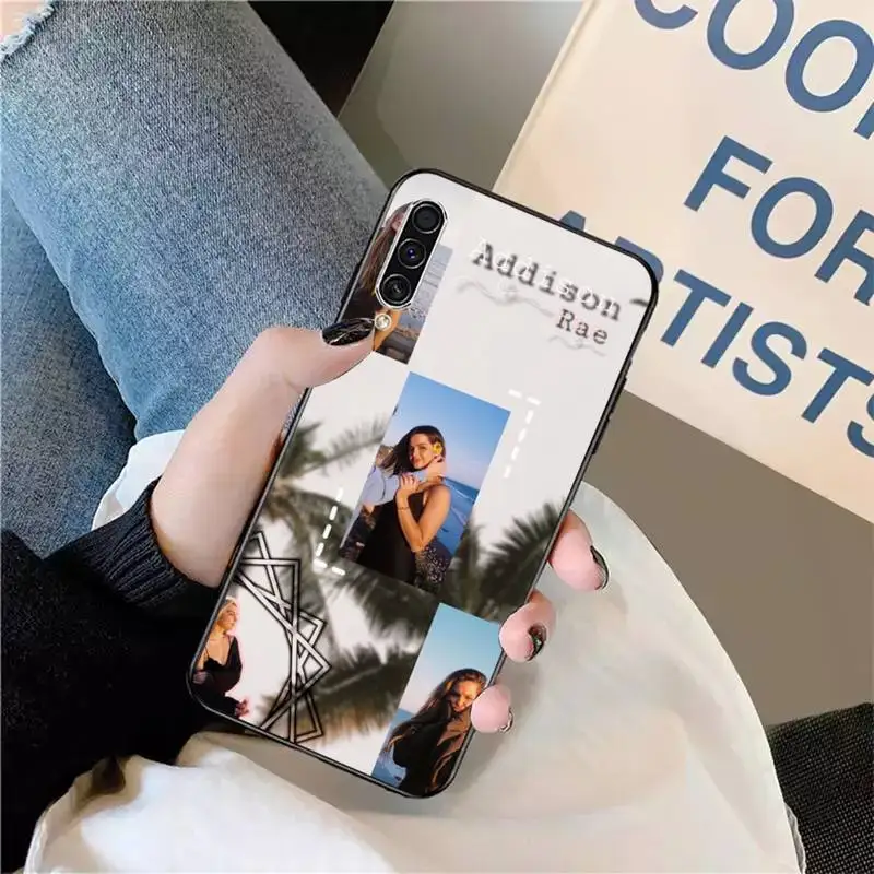 

Addison Rae Net Red Phone Case For Samsung galaxy S 9 10 20 A 10 21 30 31 40 50 51 71 s note 20 j 4 2018 plus