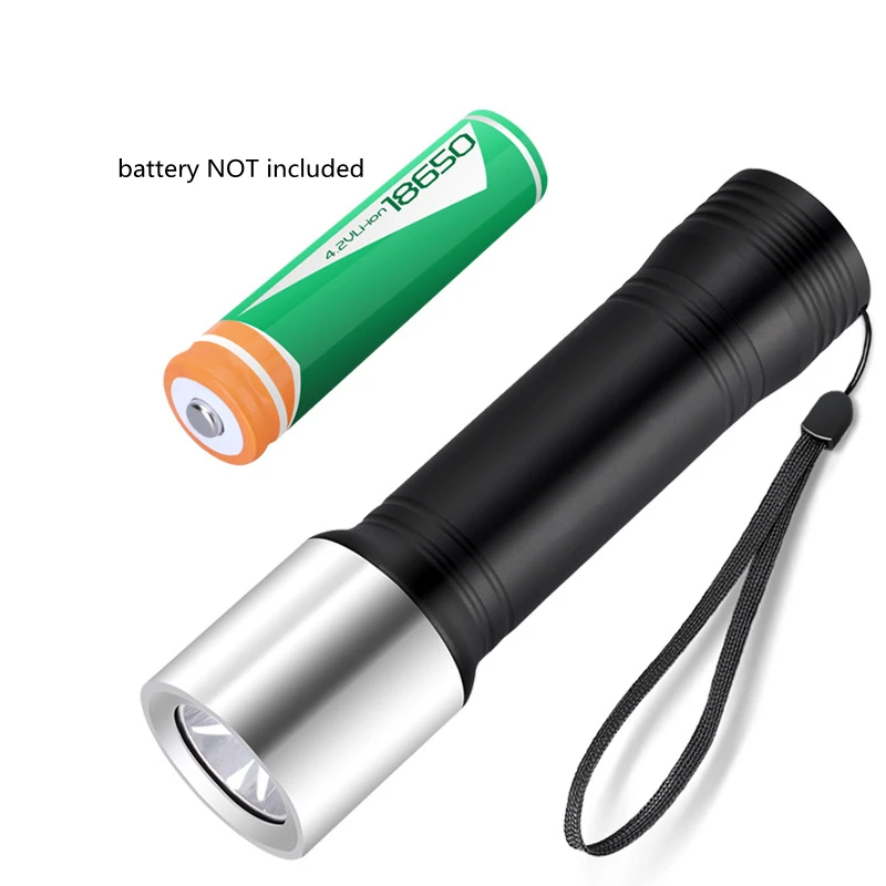Underwater Lighting 5 modes Outdoor 800LM 18650 battery or 3*AAA Aluminum Alloy LED Diving Flashlight Drop Shipping | Лампы и