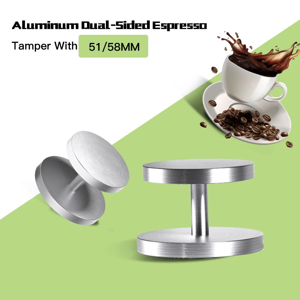 Алюминиевый Темпер для кофе ручная работа пресс порошка молоток шлифовальная