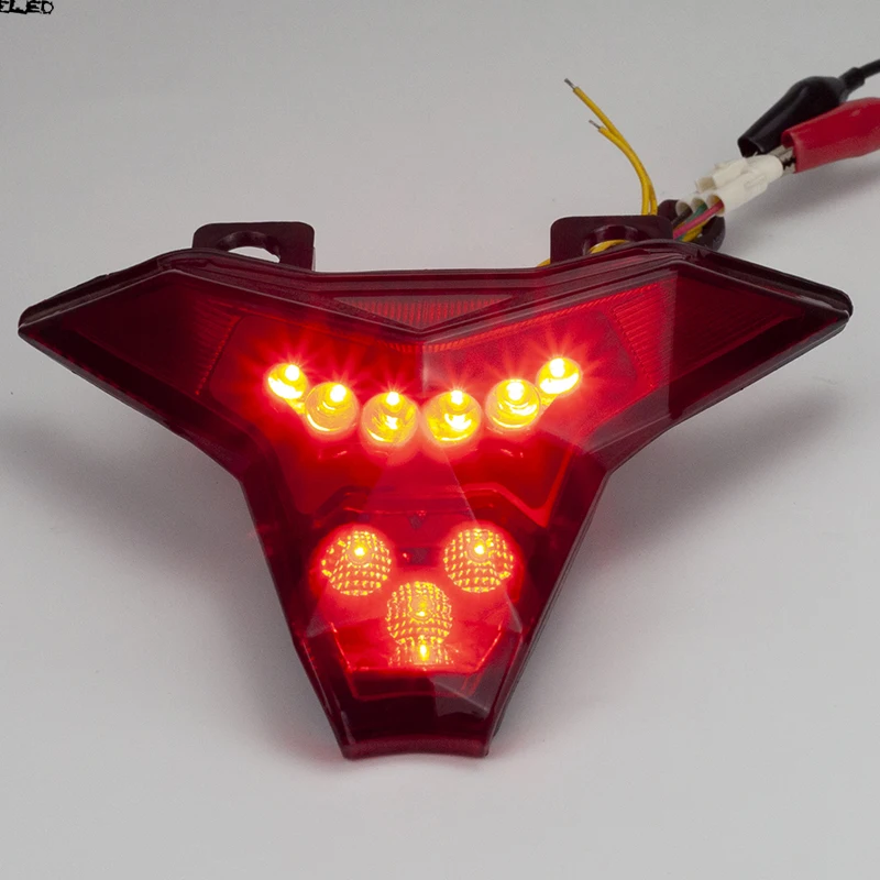 Задний светодиодный фонарь для мотоцикла задний стоп-сигнал в сборе сигнал