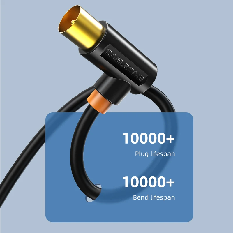 Кабельная антенна ТВ Кабель 90 градусов м/ф цифровой спутниковый кабель видео для