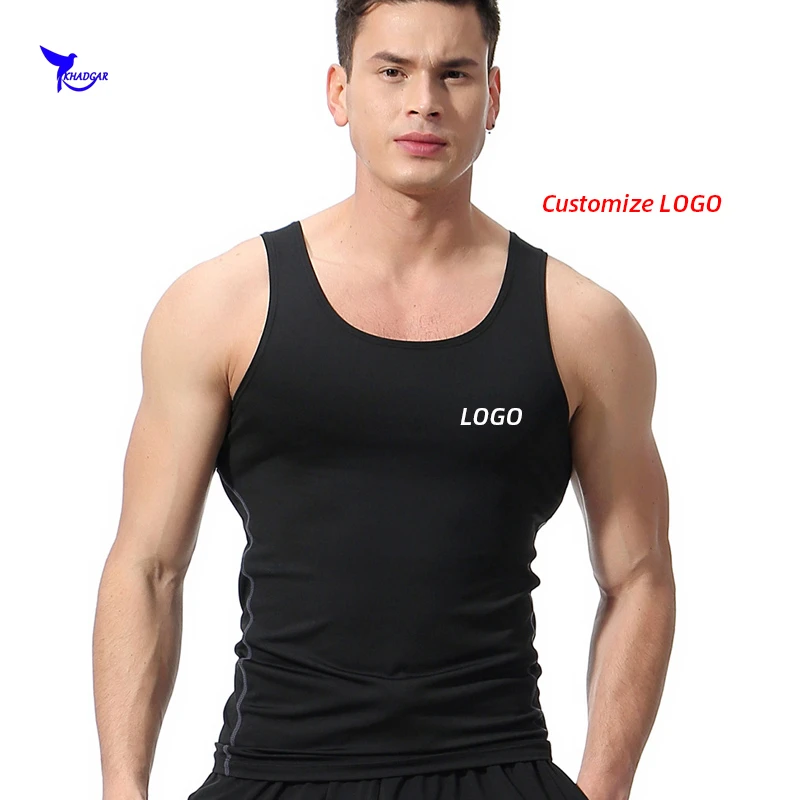Летняя мужская Спортивная майка с логотипом на заказ жилет для бега в