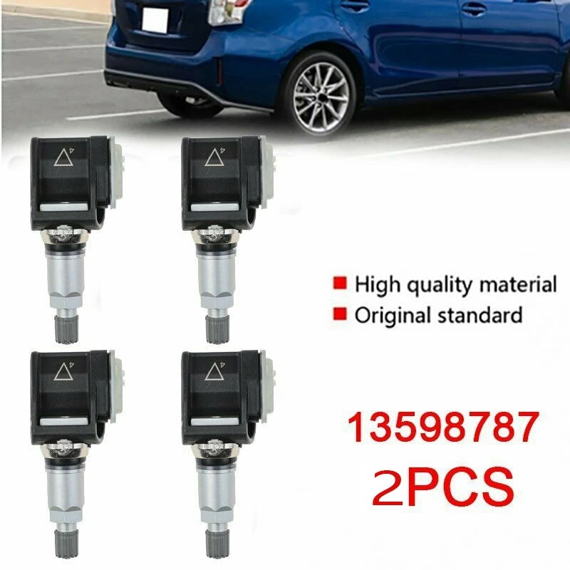 

2PCS 433Mhz Tire Pressure Sensor TPMS for Cadillac ATS CTS 2016-2020 Chevrolet GMC 13598787 13589602