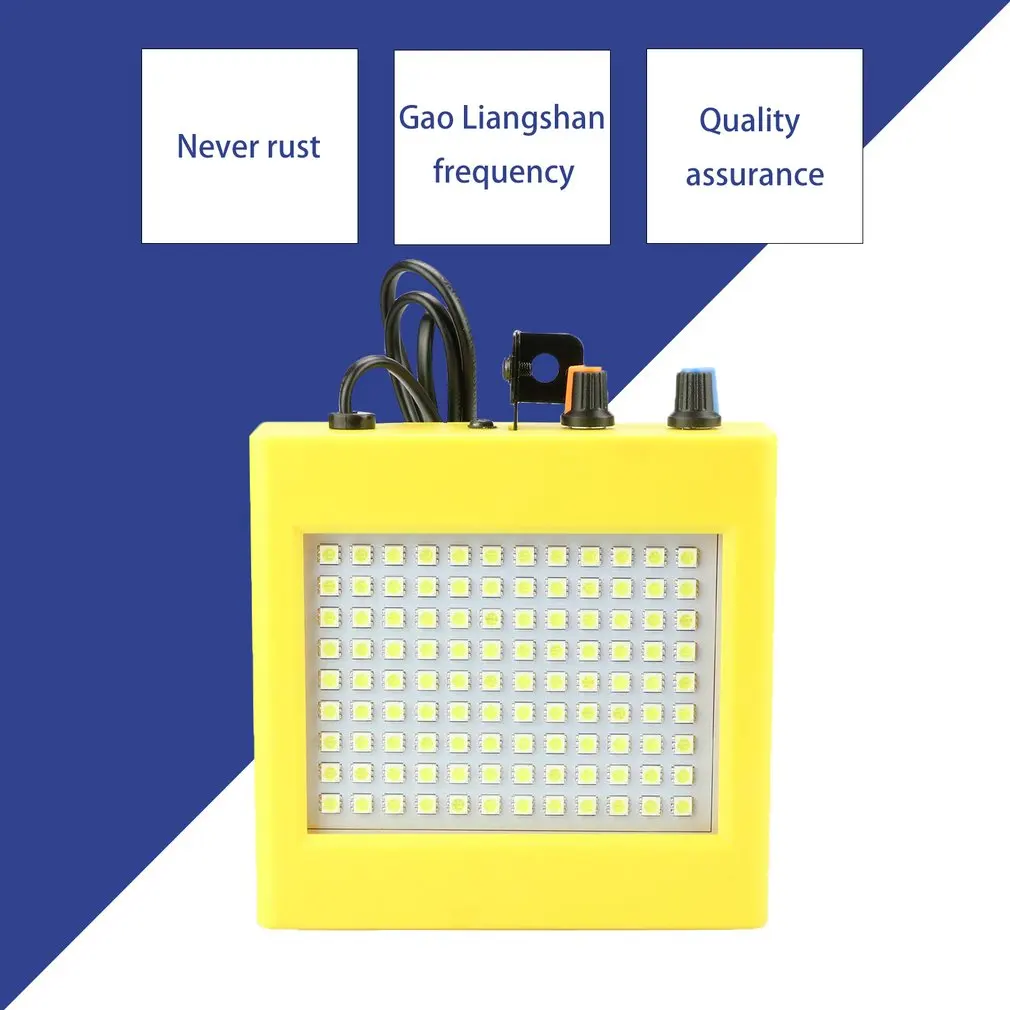 

Multicol 25W LED Stage Lights Mini Sound Control Lighting Special Effects Flash Lamp 108Patch Strobe Lights for Bar KTV Ballroom