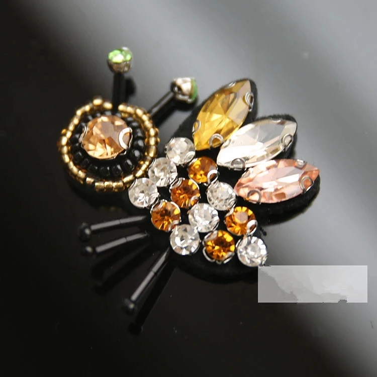 Стразы Вышивка бисером пчела аксессуары для рукоделия искусственная аппликация