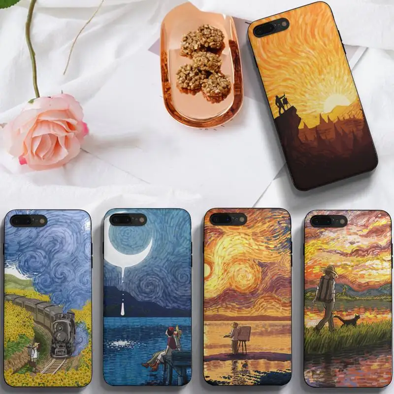 

Van Gogh Art Phone Case For Samsung A51 A52 A71 A72 A80 A91 A20E A32 A31 A21 A11 Fundas Shell Cover