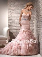 free shipping sweetheart dress rhinestone initials bridal belt 2016 new long sexy mermaid dresse formal ball wedding dress gown