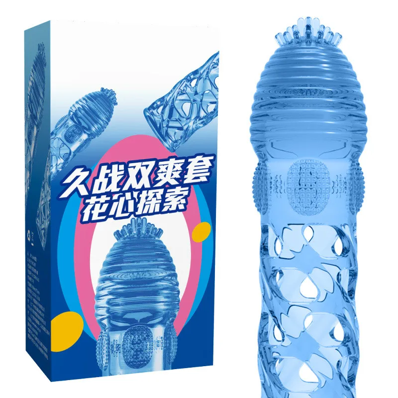 Jiuji стимулирующий набор для мужчин сексуальный волчий зуб прозрачные