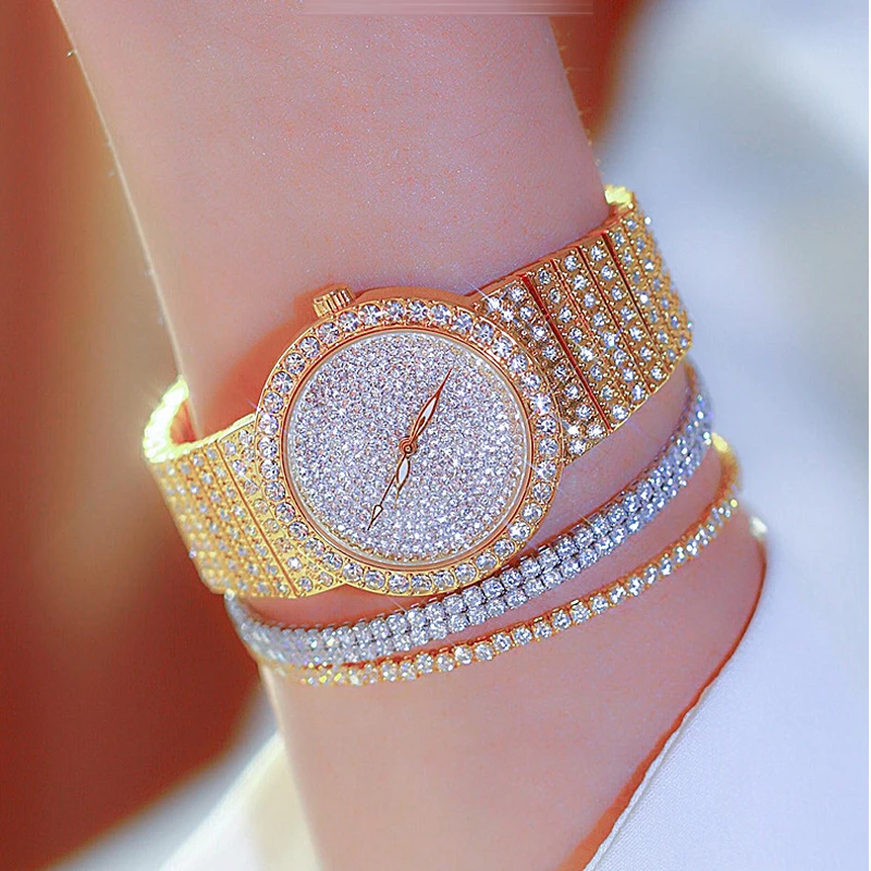 Женские Водонепроницаемые часы с кварцевым механизмом, роскошные брендовые модные трендовые женские наручные часы со стразами, 2022