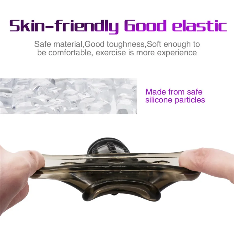 Силиконовый гибкий Увеличитель Члена увеличитель пениса задержка эякуляции без