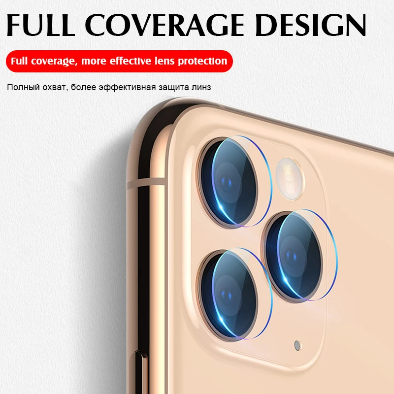2 4 6 шт. Защитная стеклянная пленка для камеры IPhone 11 Pro XR X XS Max 8 7 6s Plus Защита