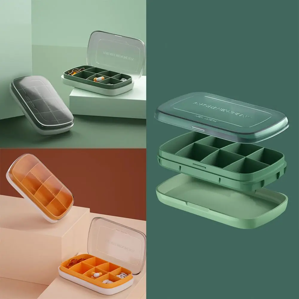 

Plastic Daily Storage Case Weekly Pill Box Medicine Tablet Dispenser Organizer 7 Days