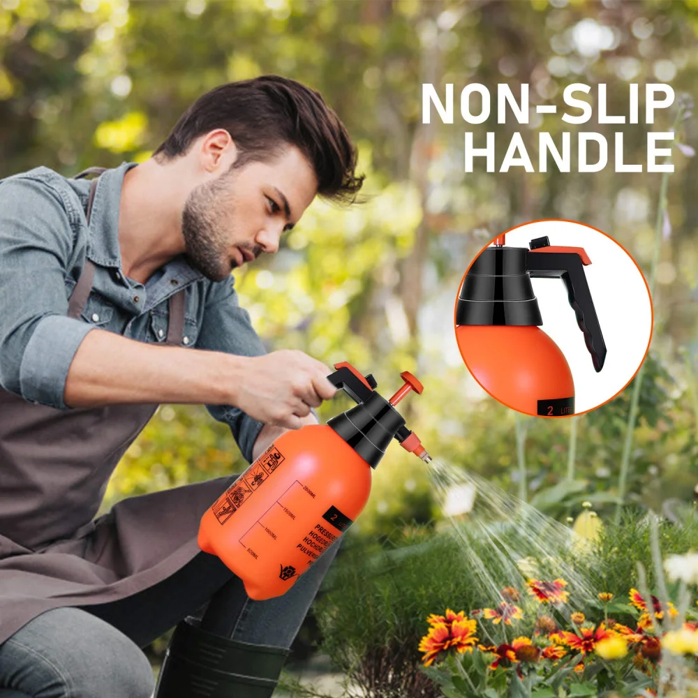

2L/3L Air Compression Pump Watering Bottle Gardening Fertilizers Manual Air Pressure Spray Can Sprayer