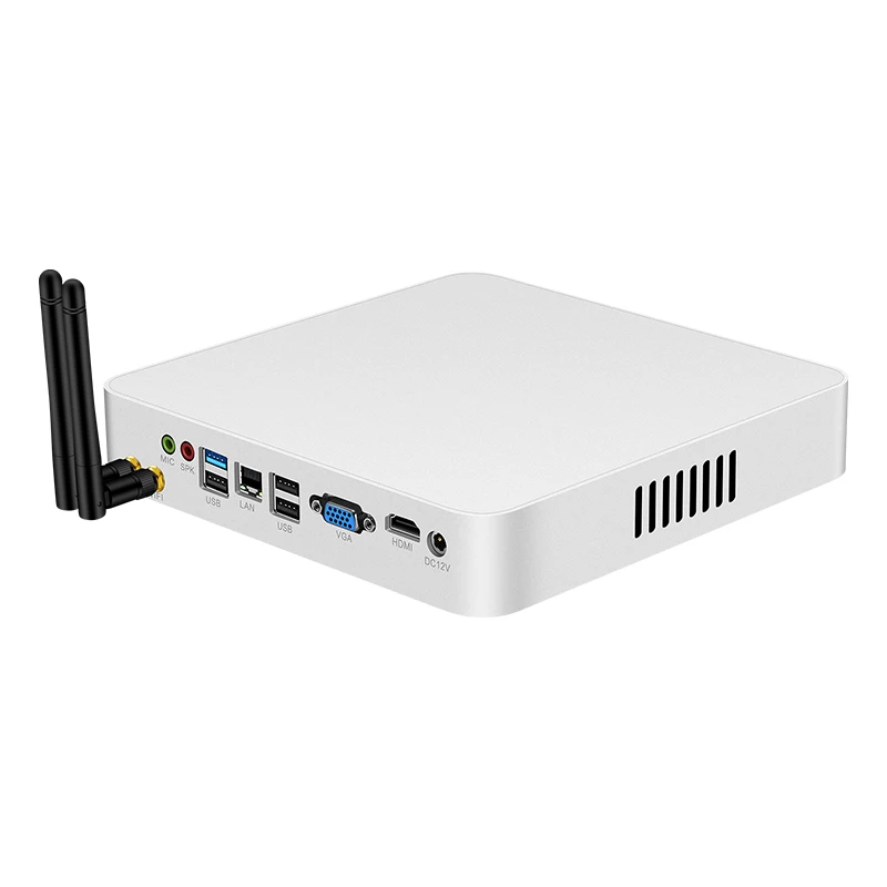 Мини ПК Intel Core i7 6500U i3 i5 Win 10 микро офисный компьютер Linux Tv Box HDMI VGA WiFi Gigabit Ethernet 6xUSB