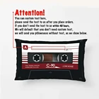 Старый ретро кассета с музыкой кассету диванные Свадебная Декоративная Наволочка на подушку подушка чехол ручной диван-Подушка Чехол