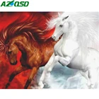 AZQSD алмазная мозаика лошадь рукоделие крестиком алмазная вышивка животное картина стразами декор для дома