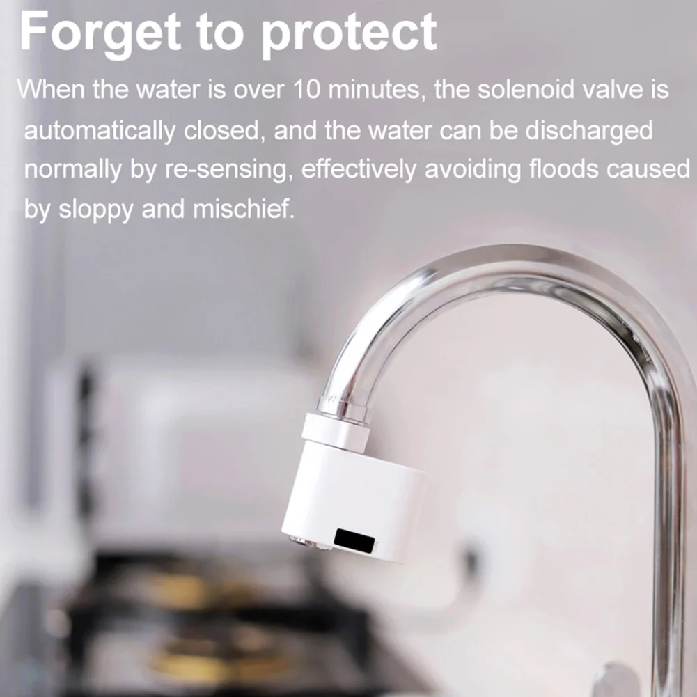 

Hand Washing Water Saver Infrared Sensor Nozzle Wash Basin Smart USB Charging Tap Faucet Accessory Kitchen Bathroom Automatic
