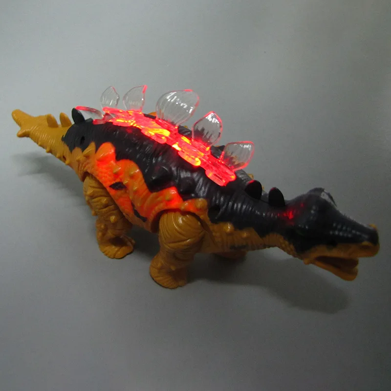 Моделирование электронный игрушечный динозавр Stegosaurus реалистичный звук