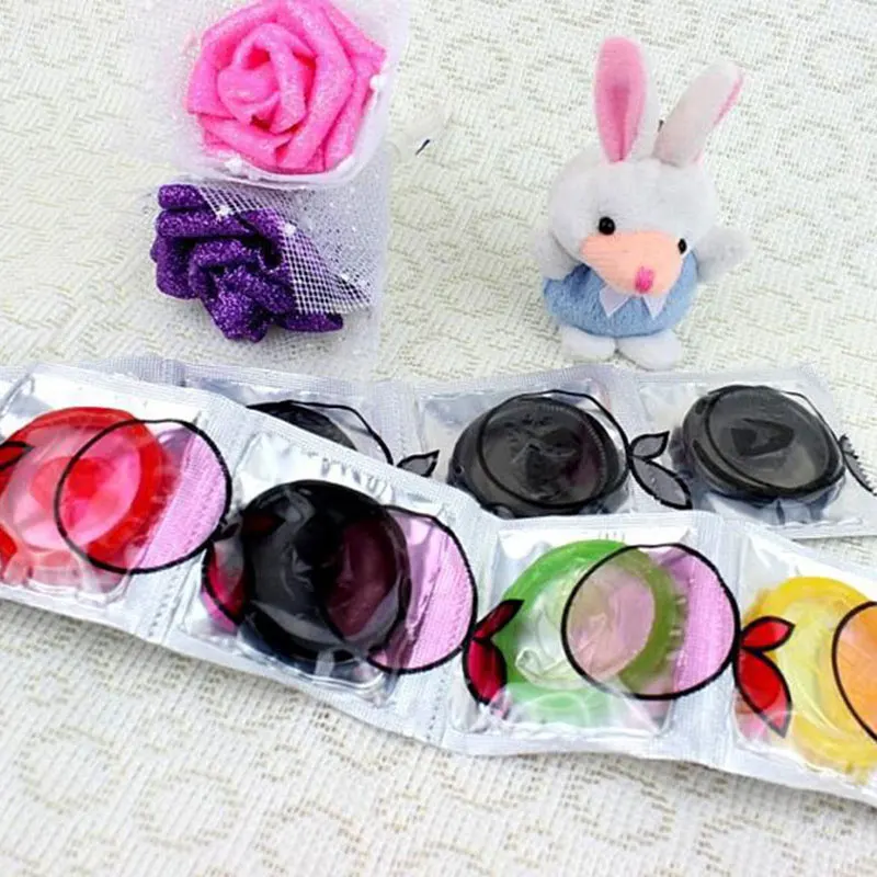10 Pcs/Pack Colorful Sexy Latex Pleasure Nautural Rubber Penis Condoms Men Sex Erotic Male Contraception Condom Adult G-spot | Красота и