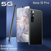 note 10 pro cell phone 12gb512gb smart phone 6 26 network mobile phones android10 5000mah cellphone dual sim smartphone 10core
