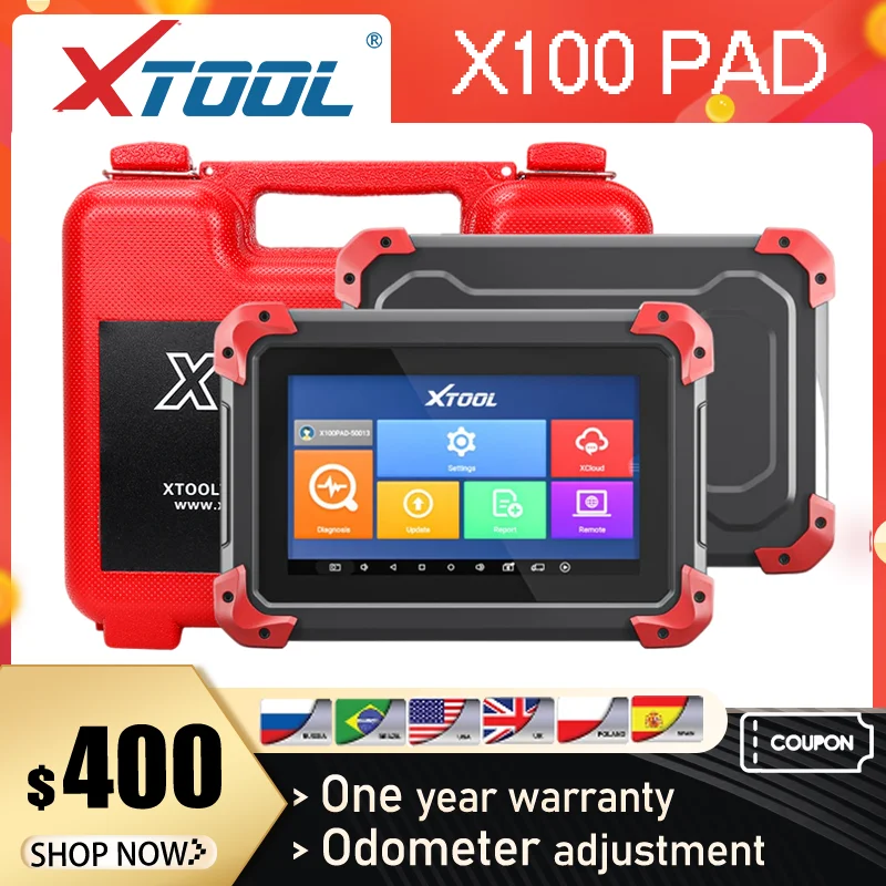 XTOOL X100 PAD OBD2 автоматический ключ программист одометр Настройка специальные