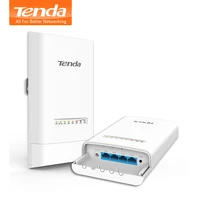 tenda os3 5km 5ghz 867mbps outdoor cpe wireless wifi repeater extender router ap access point wi fi bridge with poe adapter
