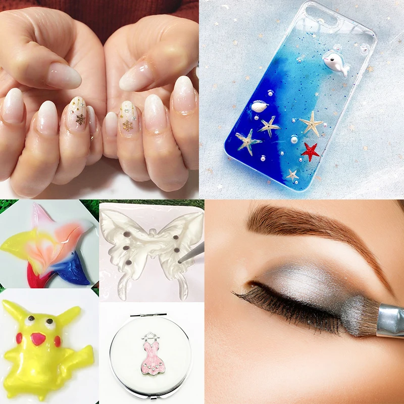 

2021 New Packaging Natural Mica Powder Epoxy Resin Dye 10g/1 Bottle of Pearl Pigment DIY Nail Decoration Eye Shadow Eye Makeup